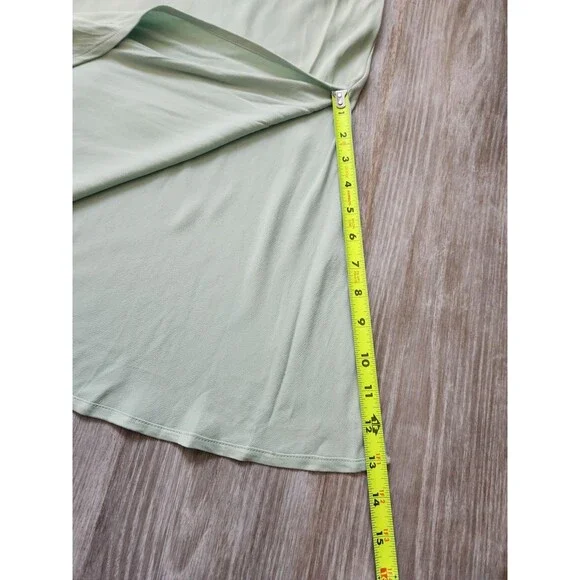 NWT Anthropologie Elyse Slip Dress Maxi Cowl Neck Sleeveless Mint Green Sz XS - Picture 13 of 14